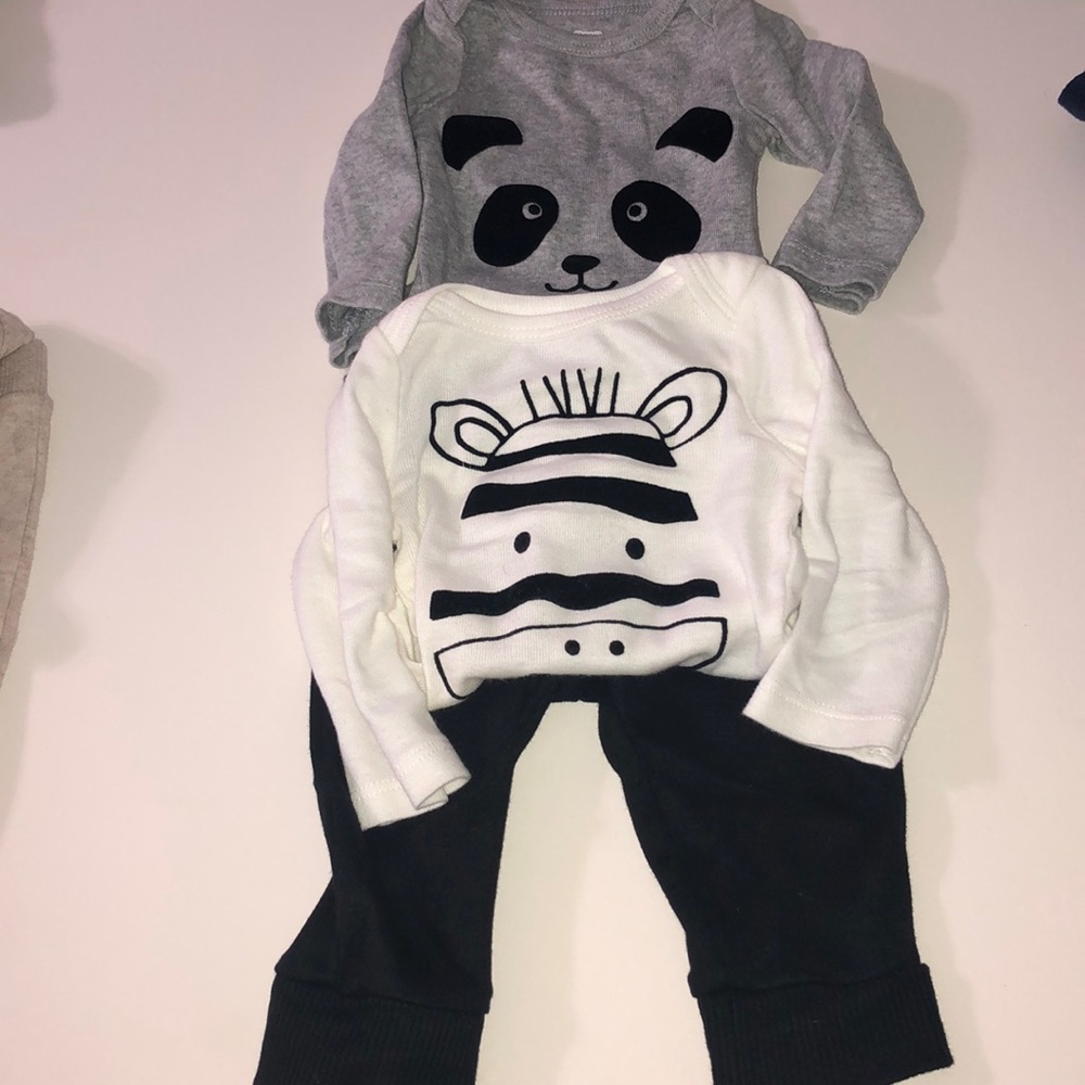 Boys long sleeved onsies with pant